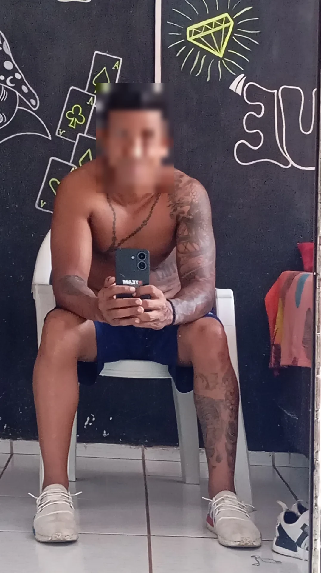 Moreno tatuado, garoto de programa castanho corpo medio em São Luís, MA - Real Prazer