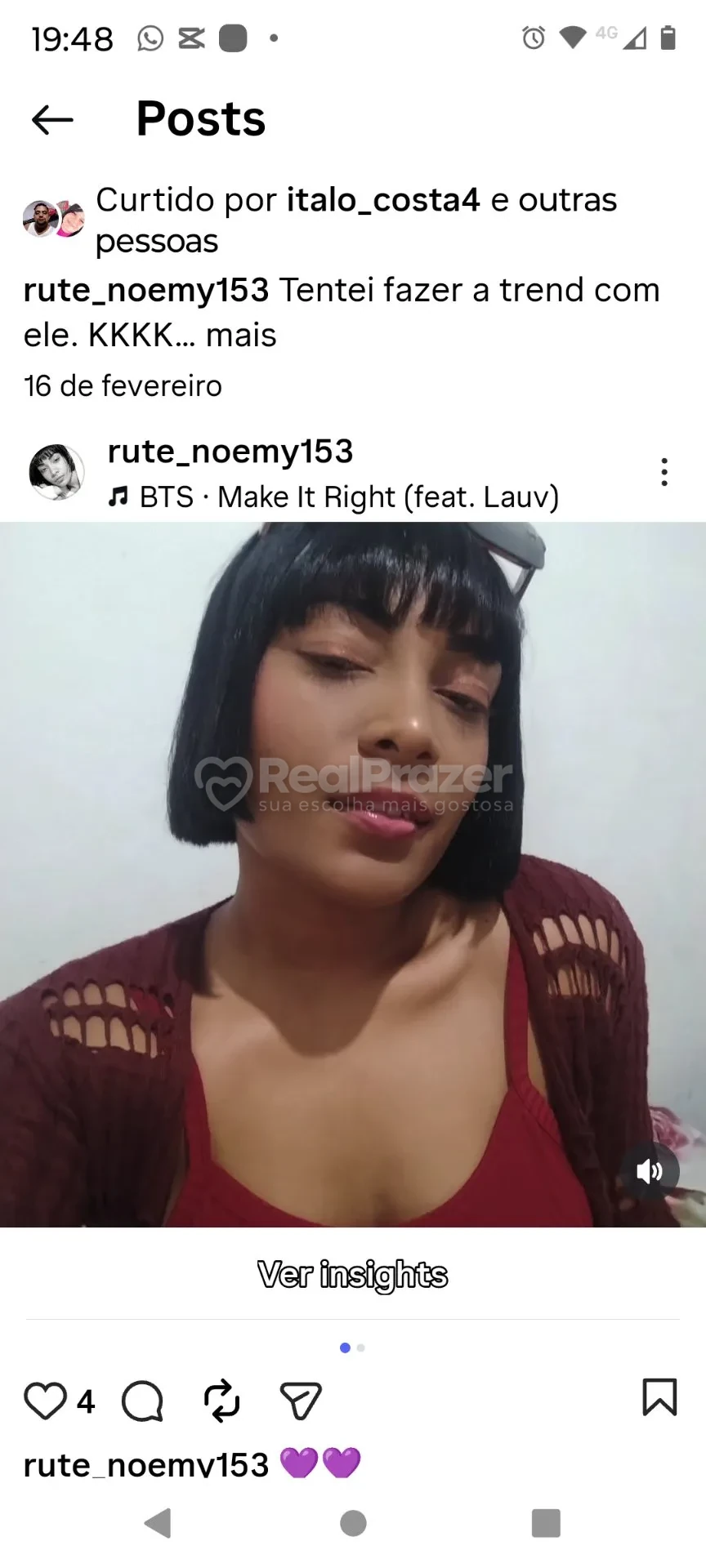 Cintia Braga, acompanhante em Natal, RN - Real Prazer