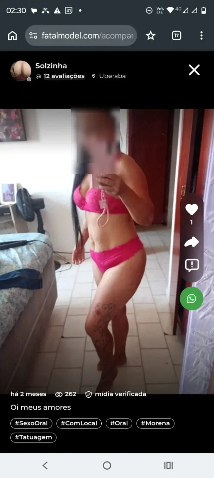 Solange de Almeida damas Damas, acompanhante em Uberaba, MG - Real Prazer