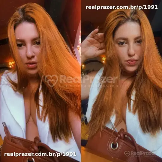 Bruninha, acompanhante ruiva gostosa em Ubá, MG - Real Prazer