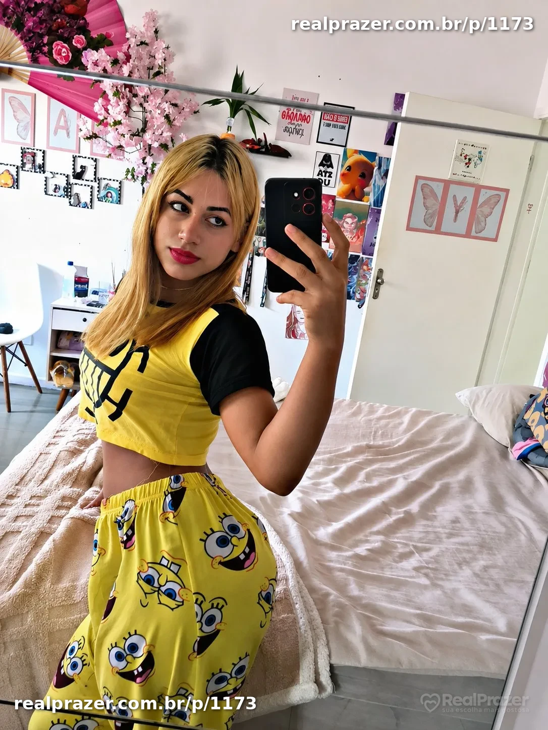 Heloá Silva, acompanhante trans loira corpo medio em Anápolis, GO - Real Prazer