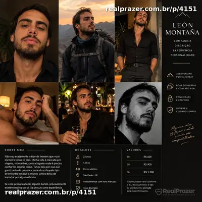 Valentin Leon, garoto de programa moreno corpo medio em São Paulo, SP - Real Prazer Valentin Leon, garoto de programa moreno corpo medio em São Paulo, SP - Real Prazer