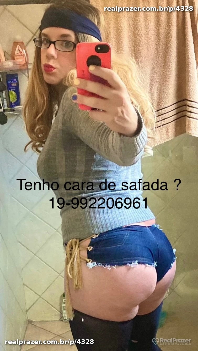 Andreia cdzinha passiva , puta e boqueteira, acompanhante trans loira gostosa - Real Prazer
